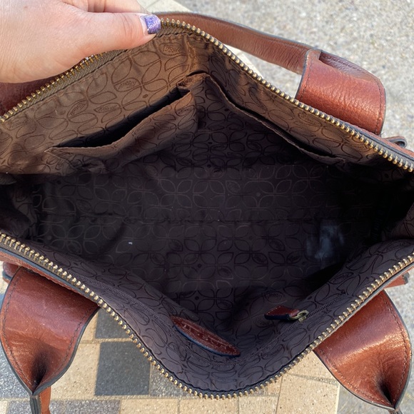 Fossil Vintage Revival Top Zip Satchel - Picture 8 of 11